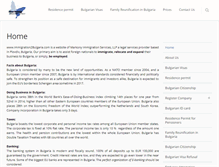 Tablet Screenshot of immigration2bulgaria.com